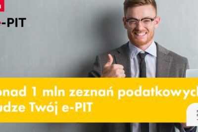 Ponad 1 mln zeznań podatkowych złożonych przez Twój e-PIT