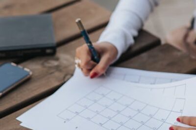 Przytnij Kobietę Co Harmonogram W Kalendarzu - Fot. Anete Lusina