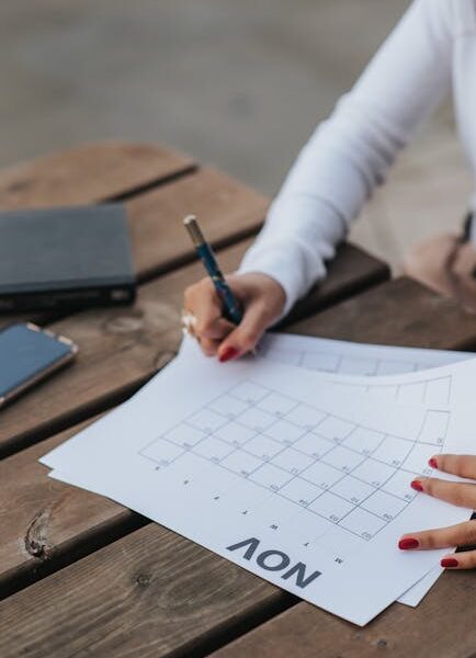 Przytnij Kobietę Co Harmonogram W Kalendarzu - Fot. Anete Lusina